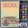 Diamantiny Level Up - Postcards - Creative Art, Kit crea il Mosaico con i Numeri, Seoul