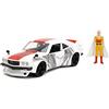 Jada Toys One Punch Man Figura Saitama & Modellauto 1974 Mazda RX-3 - Set di action figure (7 cm) e auto giocattolo (20 cm) per fan di manga e anime a partire dagli 8 anni in su
