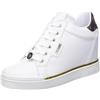 GUESS Più Veloce, Scarpe da Ginnastica Donna, Giardino Bianco Opulento, 40 EU
