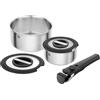 ZWILLING Unlock 5-pz., Set di pentole, argento