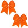 WQEDVN 2 fiocchi per capelli per donne e ragazze, accessori per capelli arancioni, per donne e ragazze (11 x 9 cm)