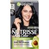 Garnier Nutrisse Ultra Color, tintura permanente per capelli, colore intenso, per tutti i tipi di capelli, 1.10 Infinite Black