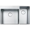 Franke Lavello da Incasso Acciaio Inox satinato 2 Vasche 79 x 51 Filotop Box Incasso Franke BXX 220-50--27 127.0586.160