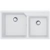Franke Lavello da Incasso Fragranite 2 Vasche 86 x 50 cm Bianco Serie Urban Franke UBG 620-86 114.0686.768