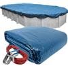 Robelle 321218 - 4 Dura-Guard Copertura Invernale per 12 di 5,5 m Ovale Interrata Piscina