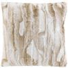 Douceur d'Intérieur, Cuscino sfoderabile (45 x 45 cm) Cheyenne, finta pelliccia/velluto