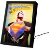 Grupo Erik: Quadro LED DC Comic Superman Lamina decorativa Illuminata per cameretta ragazza, stanza bambine/Decorazione Superman Ufficiale Gadget