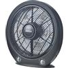 Jocca - Ventilatore portatile da terra o da tavolo| 5 pale| 3 velocità| Spegnimento automatico| Timer| Ventilatore a cassetta| Antiribaltamento| Diametro 30 cm| Casa o ufficio| Nero