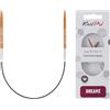 KNITPRO Dreamz Ferri Punte affusolate, per Lavorare a Maglia Circolare con Tutti i Tipi di Filato, Legno di Betulla, Giallo, 25cm x 3.00mm