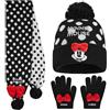 Set Invernale Mercoledì Addams Per Bambina – Cappello, Sciarpa E Guanti In Maglia, Regalo Ufficiale, 6-14 Anni - 2