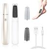 ChaneeHann Rasoio Elettrico per Piedi Professionale, Kit con Rullo Rotante 360° e Design Impermeabile - Cura per Pelle Secca, Talloni Screpolati e Calli, Argento