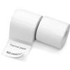 PWGHWG 2 Rotoli Etichette per Etichettatrice B21/B1/B3S, Autoadesive 2 File, 40 × 15 mm, 460 Pezzi Etichette per Ufficio, Scuola (Bianco)