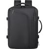 Generic Zaino sottovuoto, zaino a compressione per viaggi, borsa da cabina sotto il sedile, borsa da bagaglio a mano, con pompa ad aria compressa a vuoto, per pendolari e frequent flyer (senza pompa)