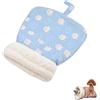 Generic Accogliente nido per cani e gatti, caldo e soffice, sacco a pelo per gatti, cuccia invernale semi-chiusa, in morbido peluche, per interni, gattini, cuccioli di piccola taglia, comodo lettino per