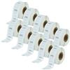 vhbw set di 10x rotoli etichette 25mm x 25mm compatibile con Dymo LabelWriter 400 Twin Turbo, 450, 450 Duo etichettatrice