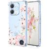 YUEQIAN Cover per Oppo A5 Pro 4G / 5G, Fiori Floreale Mazzo Simpatico Motivo Custodia, Ultra Sottile Trasparente Morbido TPU Silicone Antiurto Donna Custodia (Sakura)