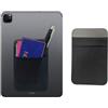 KZAQW Custodia Hard Disk Esterno, Custodia a 2 Tasche per Laptop con Adesivo Riutilizzabile, Protegge Il Disco Rigido
