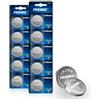 PGSONIC CR2450 - Pile a bottone al litio da 3 V, confezione da 10 batterie CR 2450