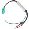 HUAREW Adattatore Antenna Doppio Fakra Z a DIN, Amplificatore Segnale per Antenna Autoradio FM AM, per Ricevitore per Veicolo Auto Audio Radio Stereo Ricevitore Unità Principale