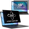 Protescreen Filtro privacy a 360°, 13,3 pollici, 16:9, protezione schermo anti-spia, anti-riflesso, compatibile con Lenovo/Dell/HP/Asus/Samsung/Acer