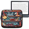 kwmobile Custodia Universale per eReader - Copertina in Neoprene Multicolore con Chiusura a Zip - Misura - Astuccio portatablet