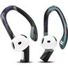WC HookZ Compatibile con Airpods 4 - Ganci auricolari regolabili e personalizzabili di Wicked Cushions | Nucleo malleabile per una vestibilità personalizzata | 90's Black