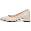 Rio Fiore Scarpe con Tacco, Décolleté, Beige, 3.5cm Tacco Largo, Similpelle, DL982-0716-7 (Beige, 40 EU)