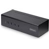 StarTech.com KVM Switch DisplayPort a 4 Porte con Doppio Monitor, 4K 60Hz, 2x Hub USB 5Gbps, HID 2.0, Commutazione Hotkey e Pulsanti, Conformità TAA - Audio 3,5 mm, HDCP TASTIERA TEDESCA [P4DD46A2-KVM-SWITCH]