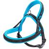 Ferplast Pettorina di tipo svedese per cani SPORT DOG P XS, Ottima vestibilità, Soffice imbottitura, Cuciture riflettenti, Etichetta per nome dell'animale, A: 39 cm - B: 48÷58 cm Blu
