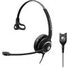 EPOS Sennheiser 1000514 Circle Sc 230 Cuffie per telefono con cancellazione del rumore, sovra-testa, nero con argento