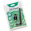 SIMPLETEK - Chiavetta USB Wifi Wireless 300mbps per computer fissi/portatili Windows XP/Vista/7/10/11 Linux Adattatore Wi-fi 2.4Ghz