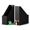 Leitz Puro, Set di 2 Resistenti Portariviste A4, Compatibili con mobili a cubo e Ripiani Portaoggetti, Capacità 900 Fogli (80 g/m²), Organizer per Ufficio e Casa, 10 x 26 x 31 cm, Antracite