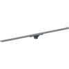 GEBERIT CANALETTA DOCCIA GEBERIT CLEANLINE50 A FILO PAVIMENTO 30-90 CM NERO CROMATO SPAZZOLATO