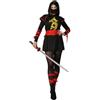SEA HARE Costume ninja per adulti da donna (taglia unica)