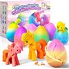 iKidiki Unicorno Giochi Bambina 3 4 5 Anni, Unicorni Regalo Bambina 3 4 5 6 Anni Giocattoli Bambino 3-6 Anni Uova Arcobaleno che Si Schiudono Bambini Regali Compleanno Pasqua Bambinas