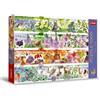Trefl Premium Plus Quality - Puzzle Tea Time: Quattro Stagioni - 1000 Pezzi, Serie di Immagini Nostalgiche Dipinte, per Adulti e Bambini a partire dai 14 anni di età