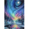 Artinhand Ottimo puzzle per adulti, 300 pezzi, Aurora, Luna, Foresta, puzzle per adulti, giocattolo, regalo, decorazione familiare, puzzle per bambini
