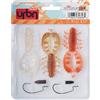 Berkley Berkley URBN C-Rig Kit, Confezione da 3 soft baits appositamente scelte dagli esperti di street fishing di per il Carolina Rig, Adatto per la cattura del pesce persico, Include ami e pesi