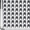 Deekin 30 Supporti per Mazze da Golf, per Garage, Mazze da Golf, Montaggio a Parete, con 60 Viti per Mazze da Golf da 15 mm, 30 Pezzi, Tipo Grip Up