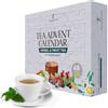 TILZ COLLECTION Calendario dell'Avvento 2025 per uomini e donne, 2 x 24 giorni di selezione di tè aromatizzato | Tè alle erbe, frutta e spezie | Set per il tè natalizio