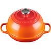LE CREUSET CASSERUOLA ROTONDA PER PANE 24 CM ARANCIONE FLAME (FIAMMA)