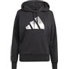 ADIDAS Felpa con cappuccio Adidas Holiday Metallic Graphic donna