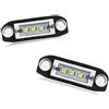Yereash Luce LED per targa auto, 2 pz., senza errori, bianco, per Volvo S80 XC90 S40 V60 XC60 S60 V70 C70, kit di lampadine