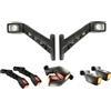 Formplas 2 x LED Luci di Posizione Laterali Indicatore Ingombro Rosso Camion Rimorchio Furgoni 12v 24v