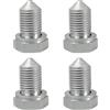 leruiyezs 4 Viti Tappo Olio Motore M14x1,5 con Anello di Tenuta, Tappo Coppa Olio Motore in Acciaio al Carbonio, Vite Magnetica di Scarico Olio Compatibile con Modelli Volkswagen, Kit Manutenzione