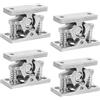 GBACHOOSE 4 fermaporta in lega di zinco, porta con molla, fermaporta in acciaio inox, fermaporta pesante, fermaporta per giardino, camera da letto, soggiorno, garage