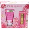 L'Erbolario 3 Rosa Crema Nutriente Mani 75 ml + Balsamo Proteggilabbra