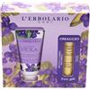 L'Erbolario Accordo Viola Crema Vellutante Mani 75 ml + Balsamo Proteggi Labbra
