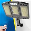 Deals Faro lampione Stradale Pannello Solare con sensore 468 LED COB + Telecomando