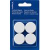 Maul Magneti Facetterand (4 Pezzi) MAULpro Ø 29 mm | Mini magneti in plastica | potenti magneti per Lavagna Bianca e Lavagna Magnetica | Ideali per Ufficio, casa e Officina, Bianco